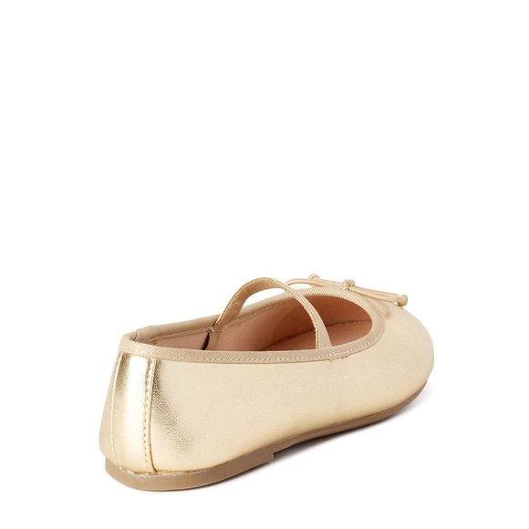 Cat & Jack Shoes Wonder Nation Toddler Girls Gold Ballet Flats